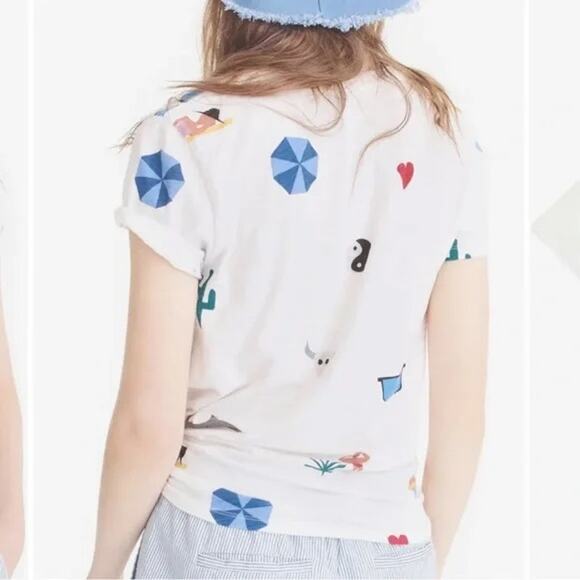 J. Crew x Isabel Bacon Tee Small NWT - Picture 2 of 7